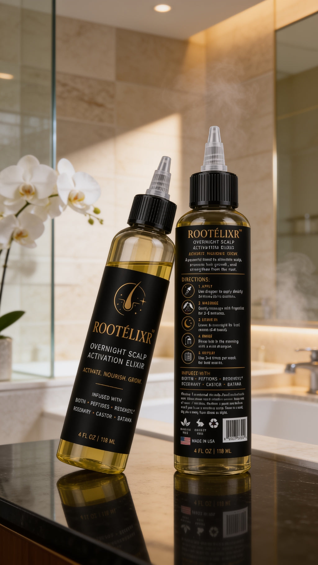 Rootelixr Hair Oil/Plastic Bottle
