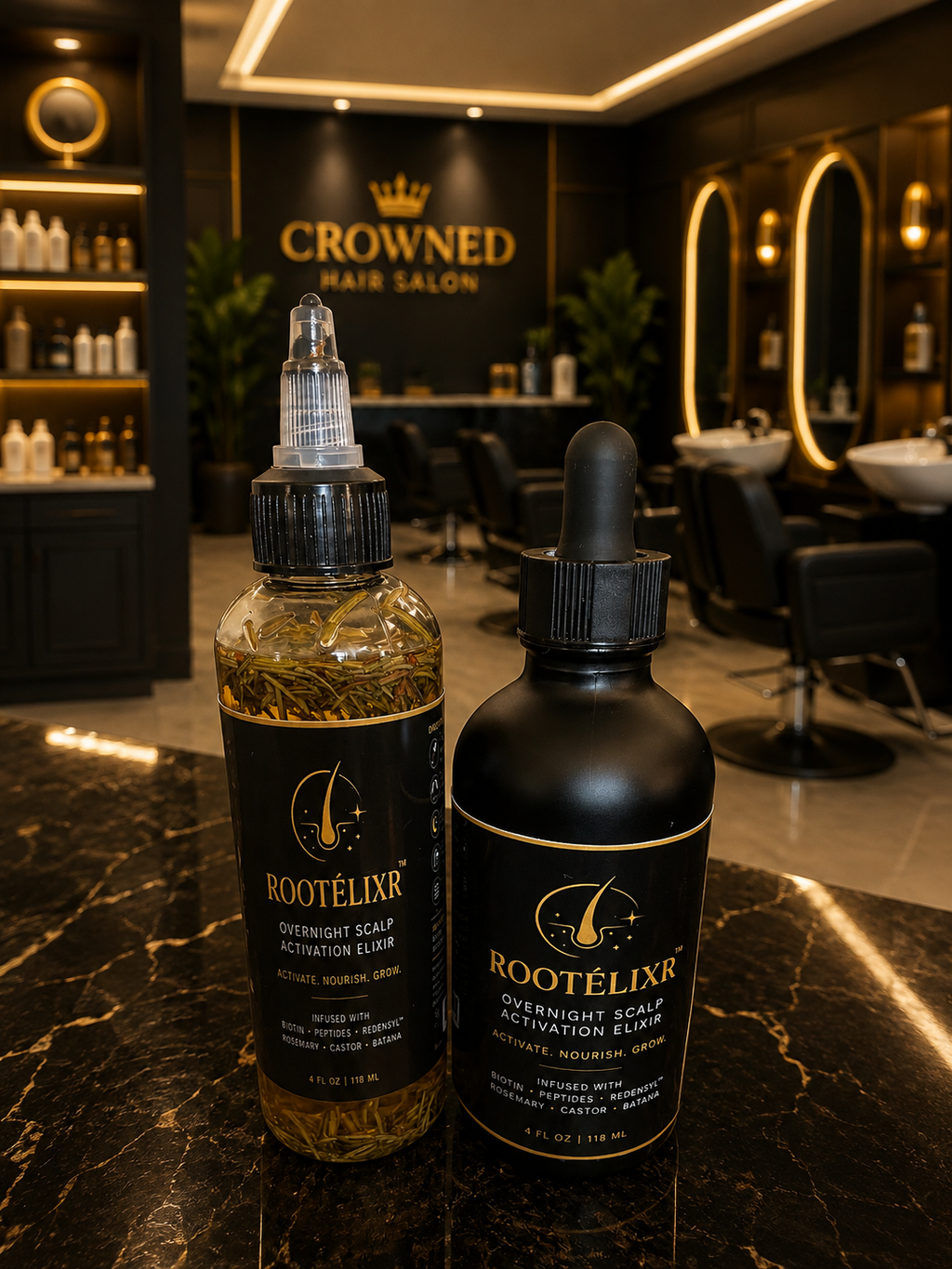 Rootelixr Hair oil/Glass Bottle